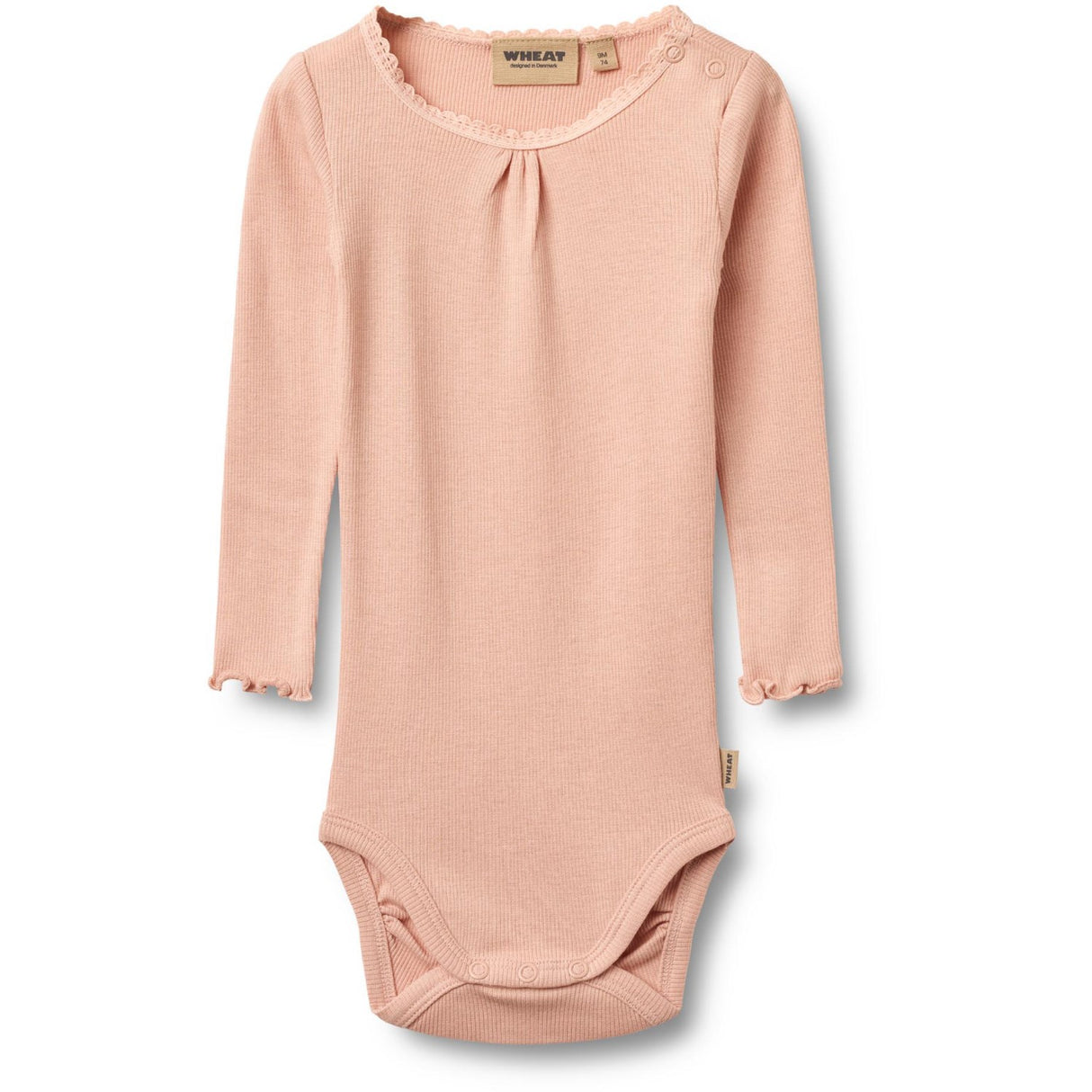 Wheat Rose Cloud Rib Body L/S Lotta