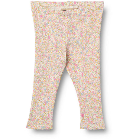 Wheat Blush Flower Meadow Jersey Leggings Jules