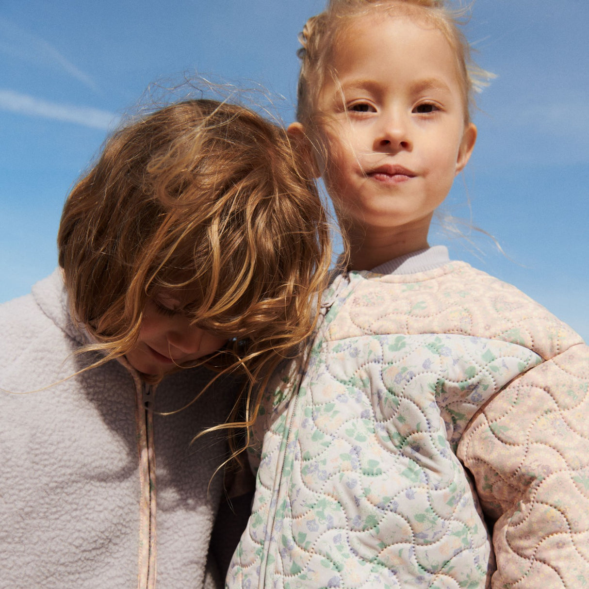 Wheat Lavender Rain Fleece Jacket Ellena