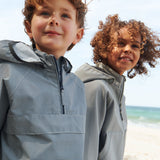 Wheat Blue Check Lightweight Shell Jacket Skyen