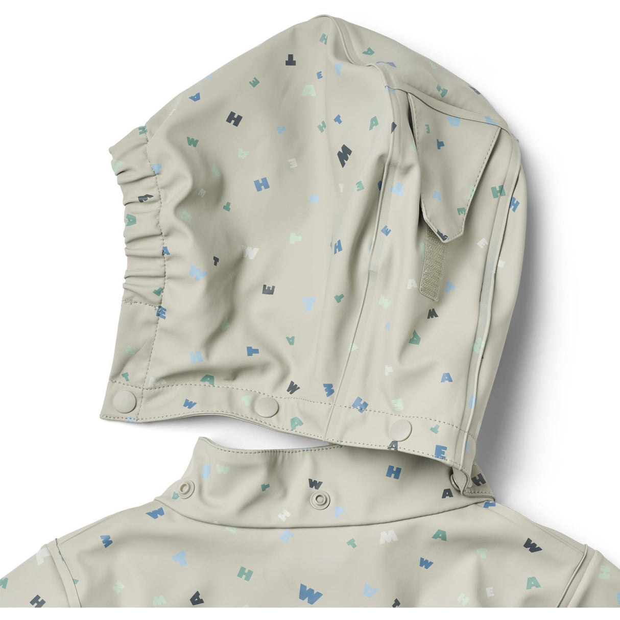 Wheat Light Flint Letters Rainwear Ollo Jacket