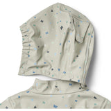 Wheat Light Flint Letters Rainwear Ollo Jacket