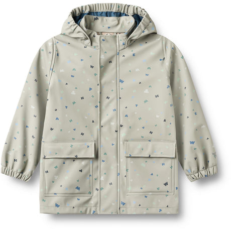 Wheat Light Flint Letters Rainwear Ollo Jacket