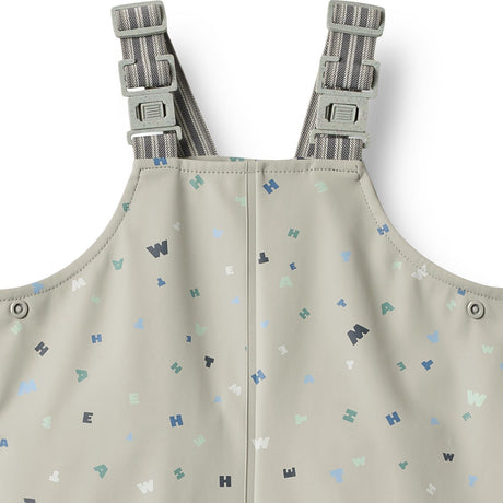 Wheat Light Flint Letters Rainwear Charlo Overall