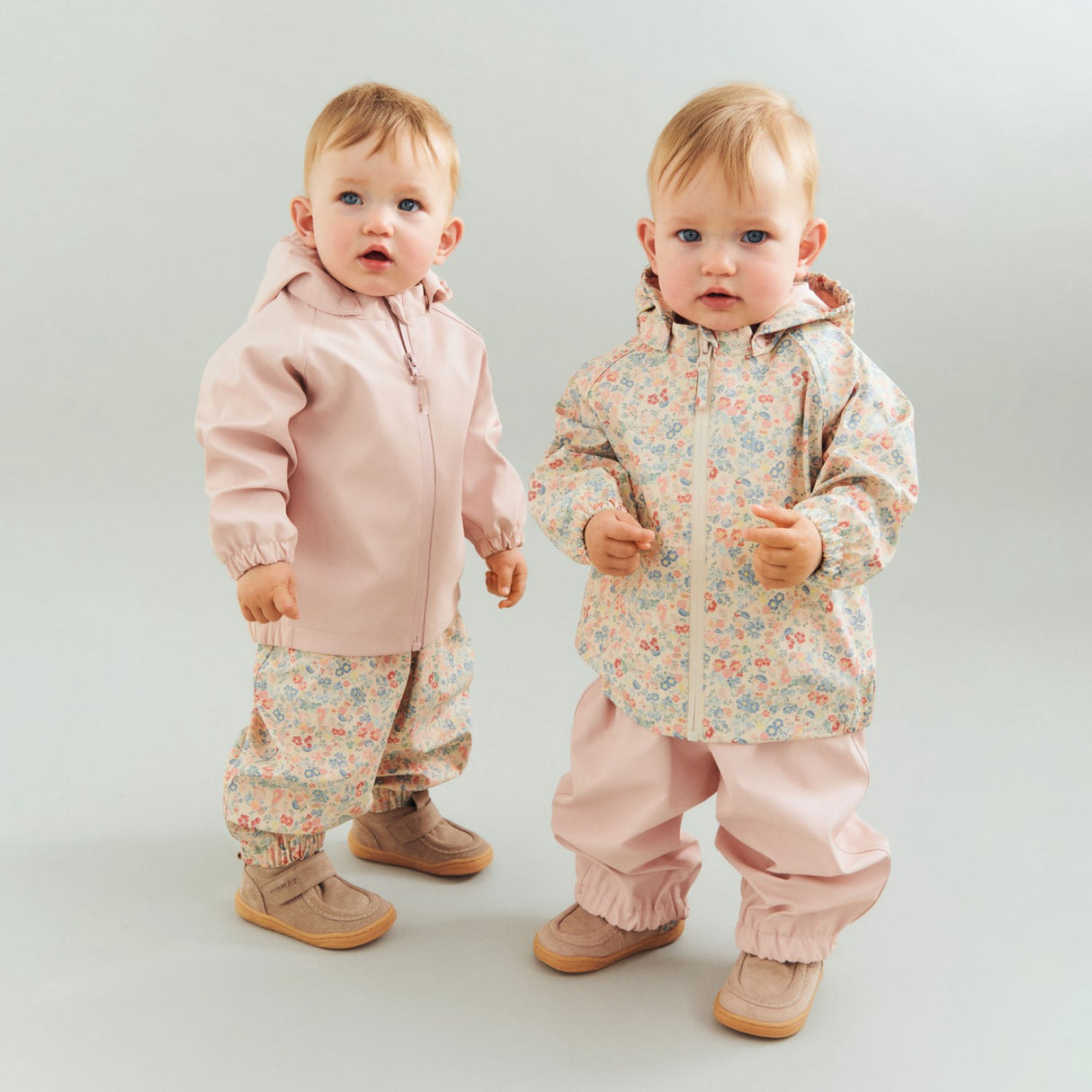 Wheat Flowers And Seashells Rainwear Charlo Overall