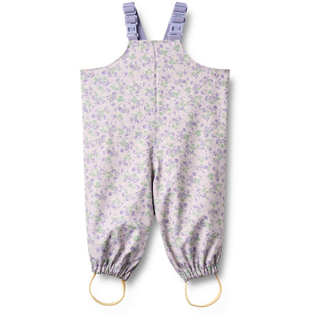 Wheat Lilac Petunias Rainwear Charlo Overall