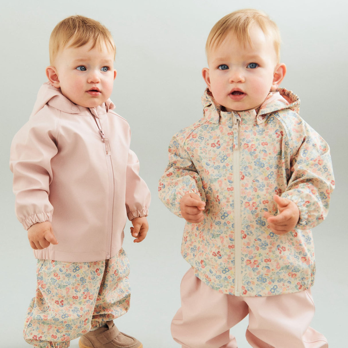 Wheat Flowers And Seashells Rainwear Charlo Overall
