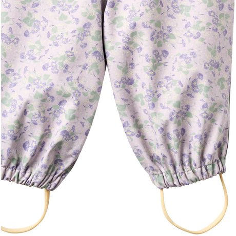 Wheat Lilac Petunias Rainwear Charlo Overall