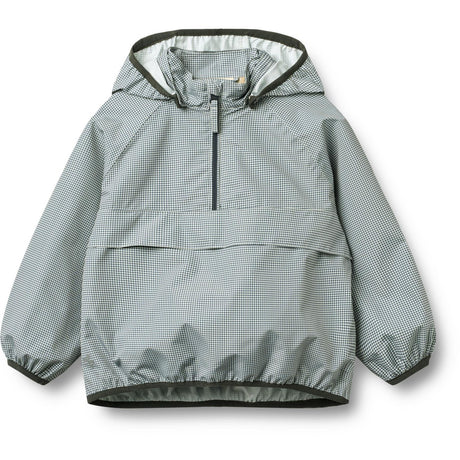 Wheat Blue Check Lightweight Shell Jacket Skyen