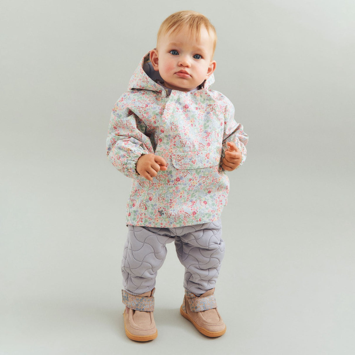 Wheat Cool Sky Flowers Jacket Sveo