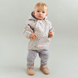 Wheat Cool Sky Flowers Jacket Sveo