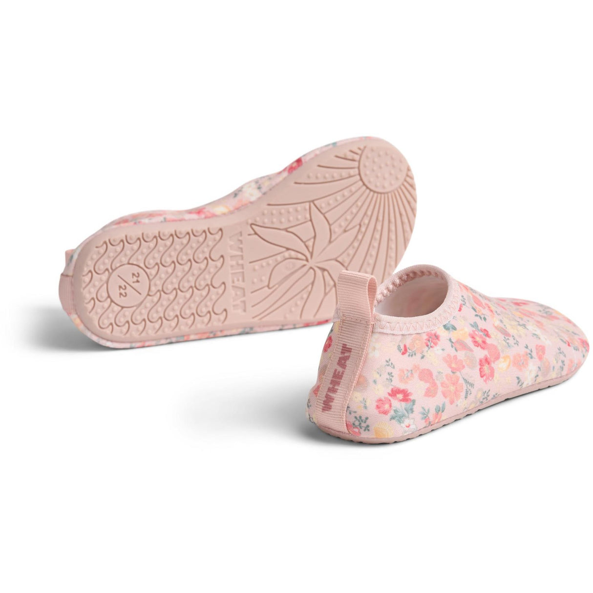 Wheat Powder Flowers And Seashells Swimshoe Dolphin