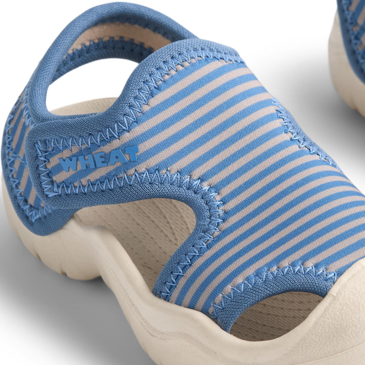 Wheat Blue Swim Stripe Sandal Bani
