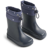 Wheat Navy Barefoot Rubber Boot Zerro