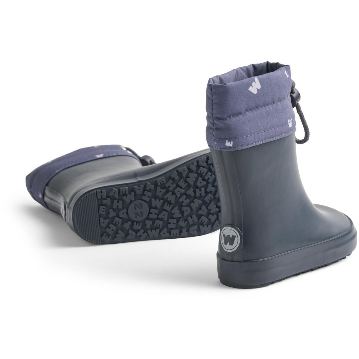 Wheat Navy Barefoot Rubber Boot Zerro