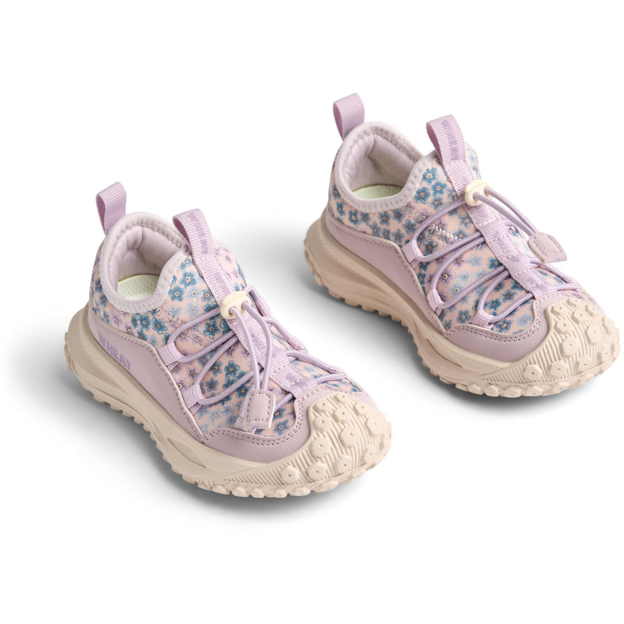 Wheat Powder Blue Flowers Sneaker Billie