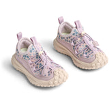 Wheat Powder Blue Flowers Sneaker Billie