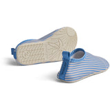 Wheat Blue Swim Stripe Swimshoe Dolphin