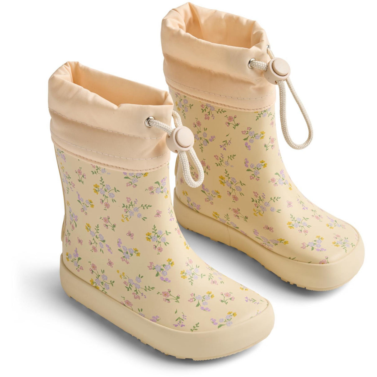 Wheat Barely Apricot Flowers Barefoot Rubber Boot Zerro