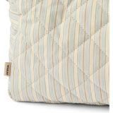 Wheat Blue Ocean Stripe Wash Bag Large Ziggi