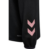 Hummel Black/Bridal Rose Shimmer Half Zip Kids