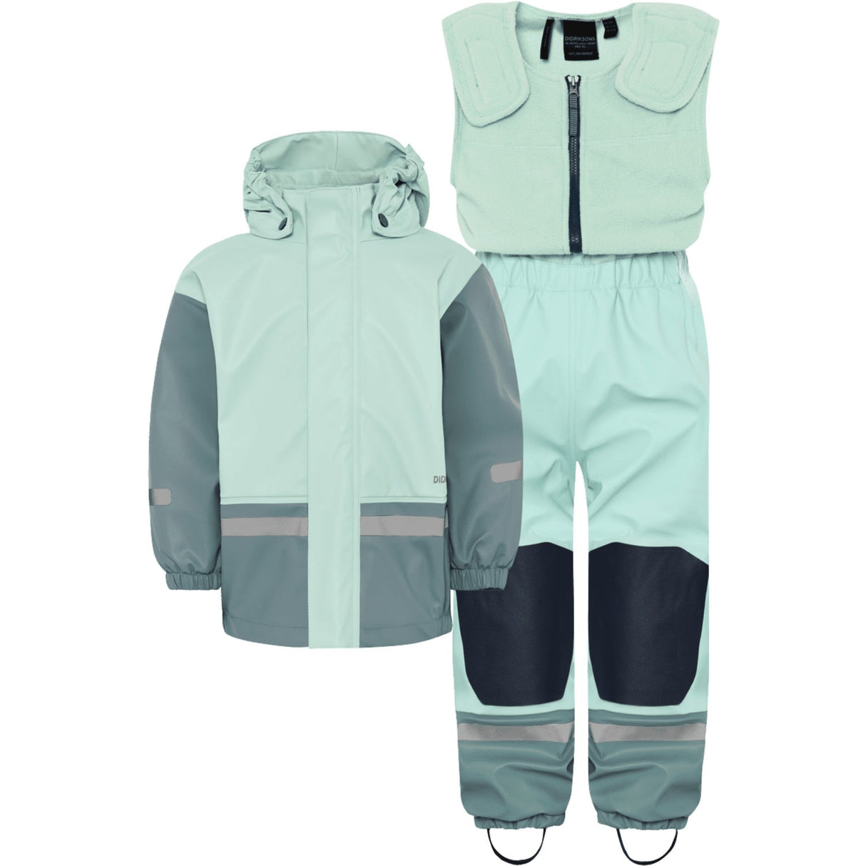 Didriksons Ocean Mint Boardman Kids Set 12