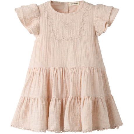 Lil'Atelier Peach Whip Nmffulina Ss Loose Dress Lil