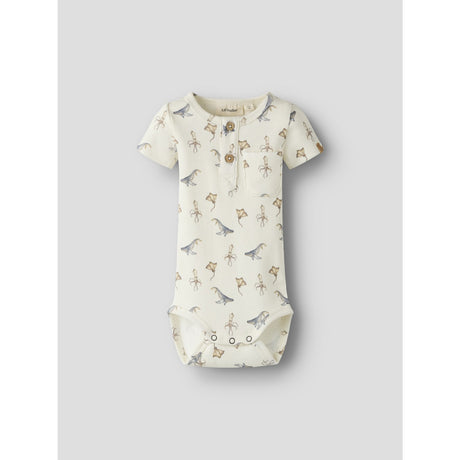 Lil'Atelier Coconut Milk Sea Animals Nbmlavo Esi Ss Slim Body Lil