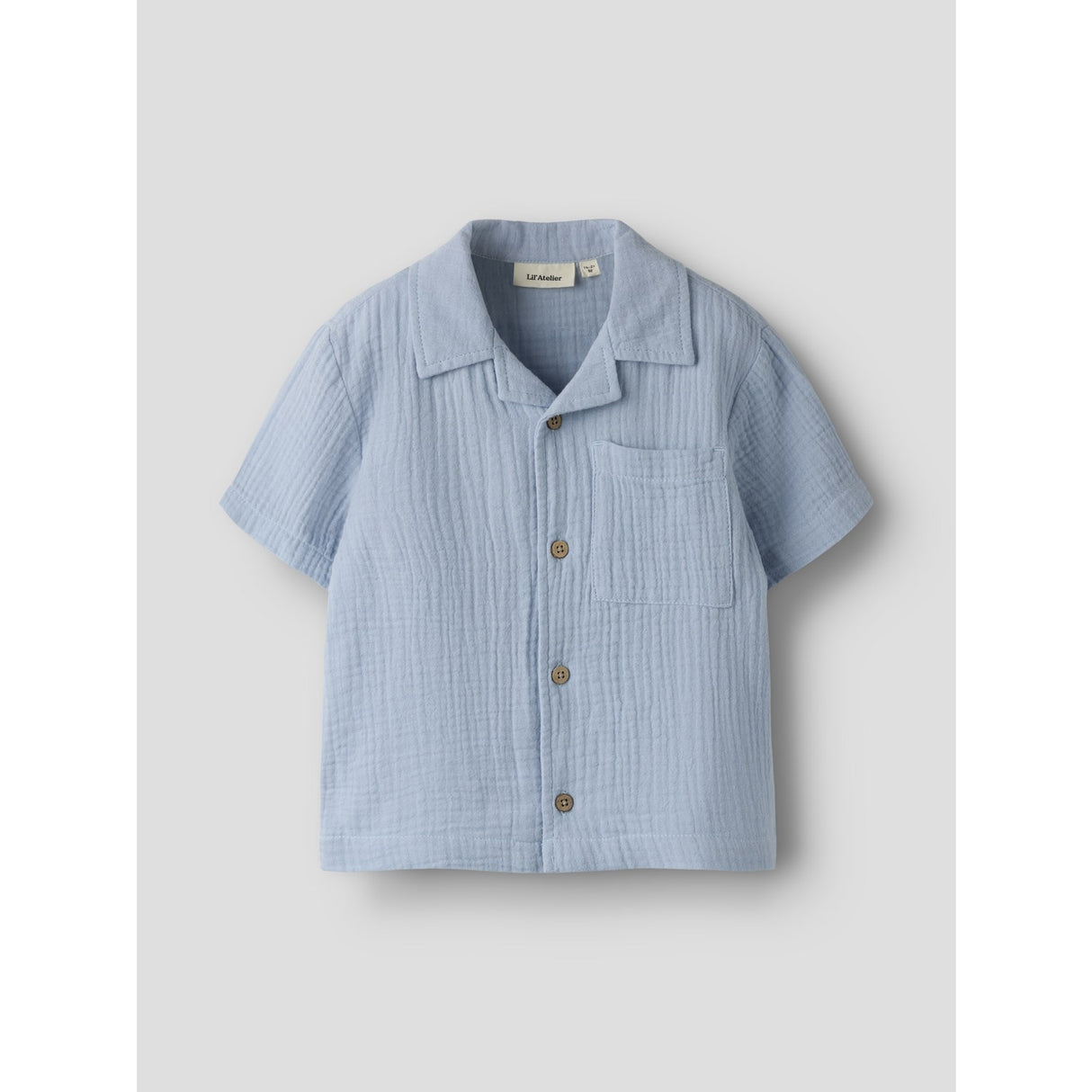 Lil'Atelier Zen Blue Nmmfulina Ss Shirt Lil