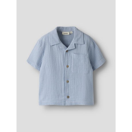 Lil'Atelier Zen Blue Nmmfulina Ss Shirt Lil