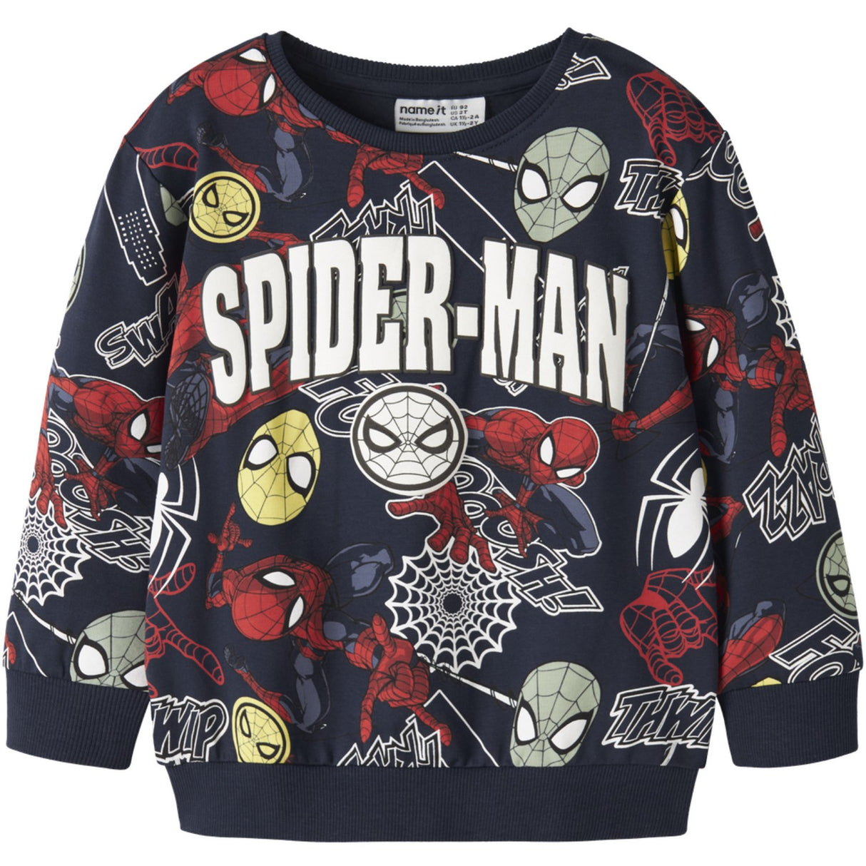 Name It Navy Blazer Nmmjacco Spider Nreg Sweat Unb Mar