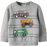Name It Grey Melange Nmmjorge Tonka Nreg Sweat Unb Cplg