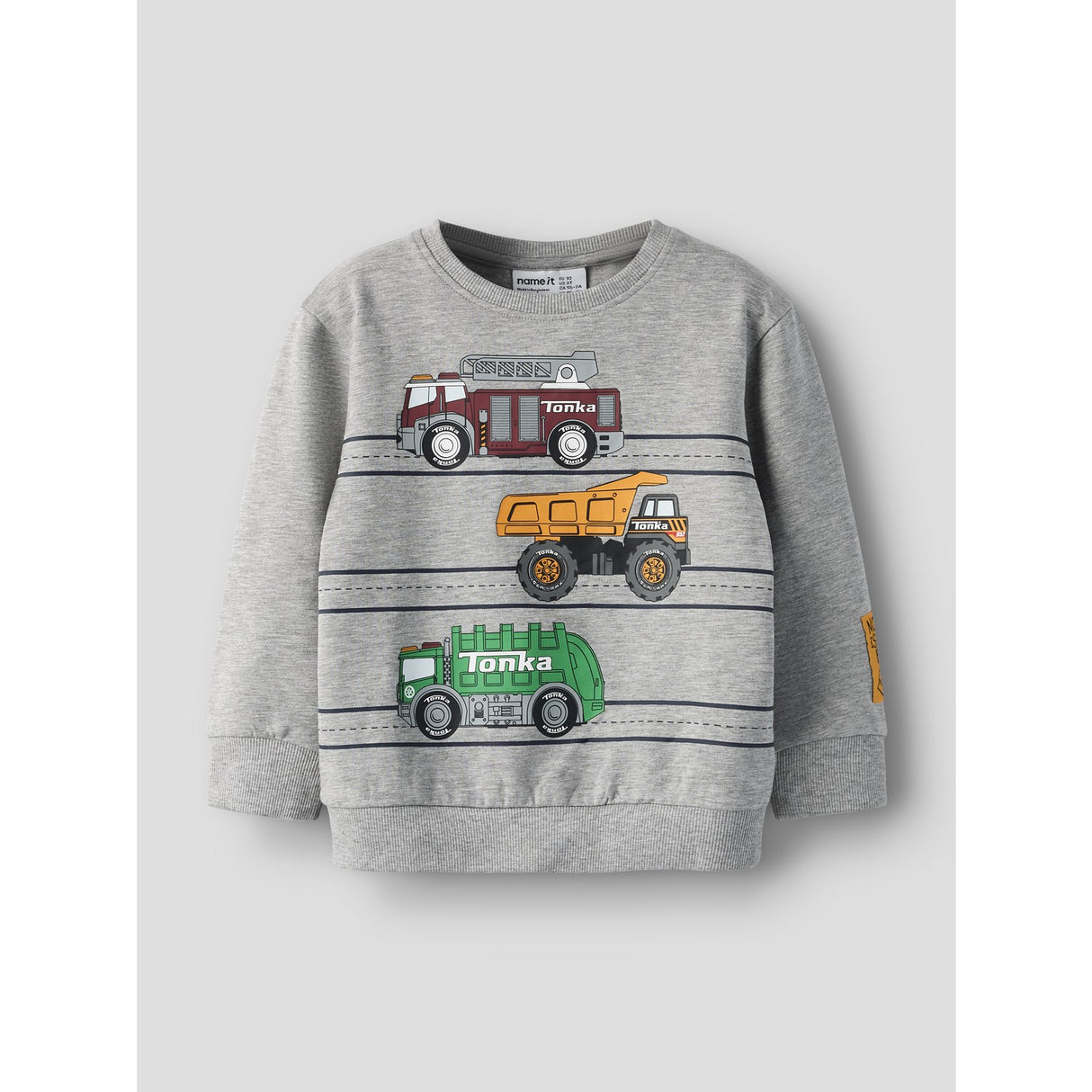 Name It Grey Melange Nmmjorge Tonka Nreg Sweat Unb Cplg