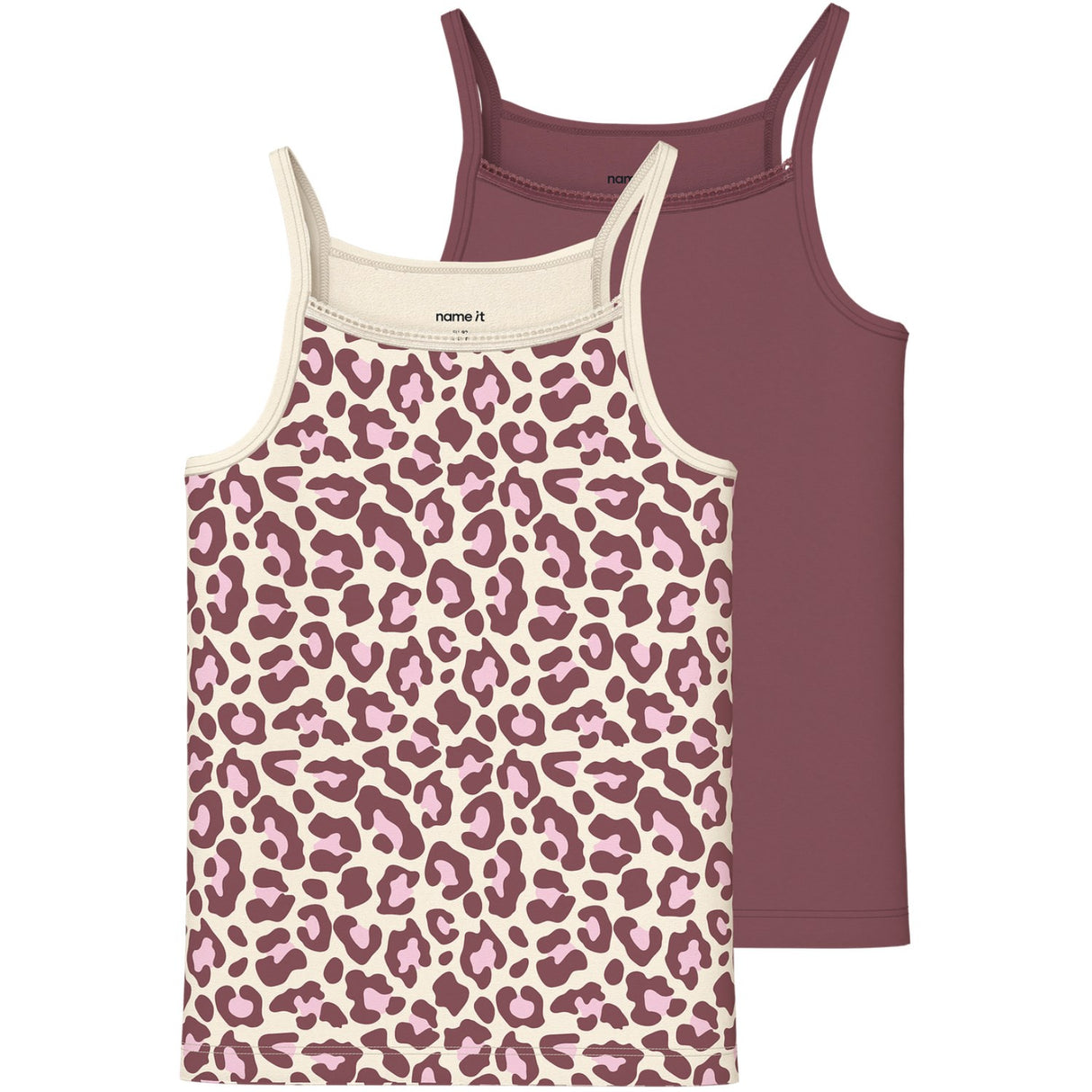 Name It Antique White Nkfstrap Top 2P Leo Noos