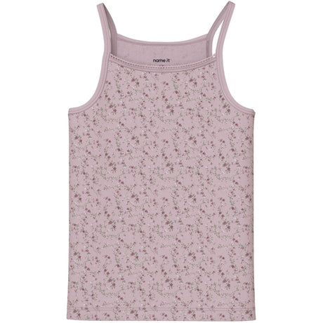 Name It Violet Ice Nkfstrap Top 2P Violetflower Noos