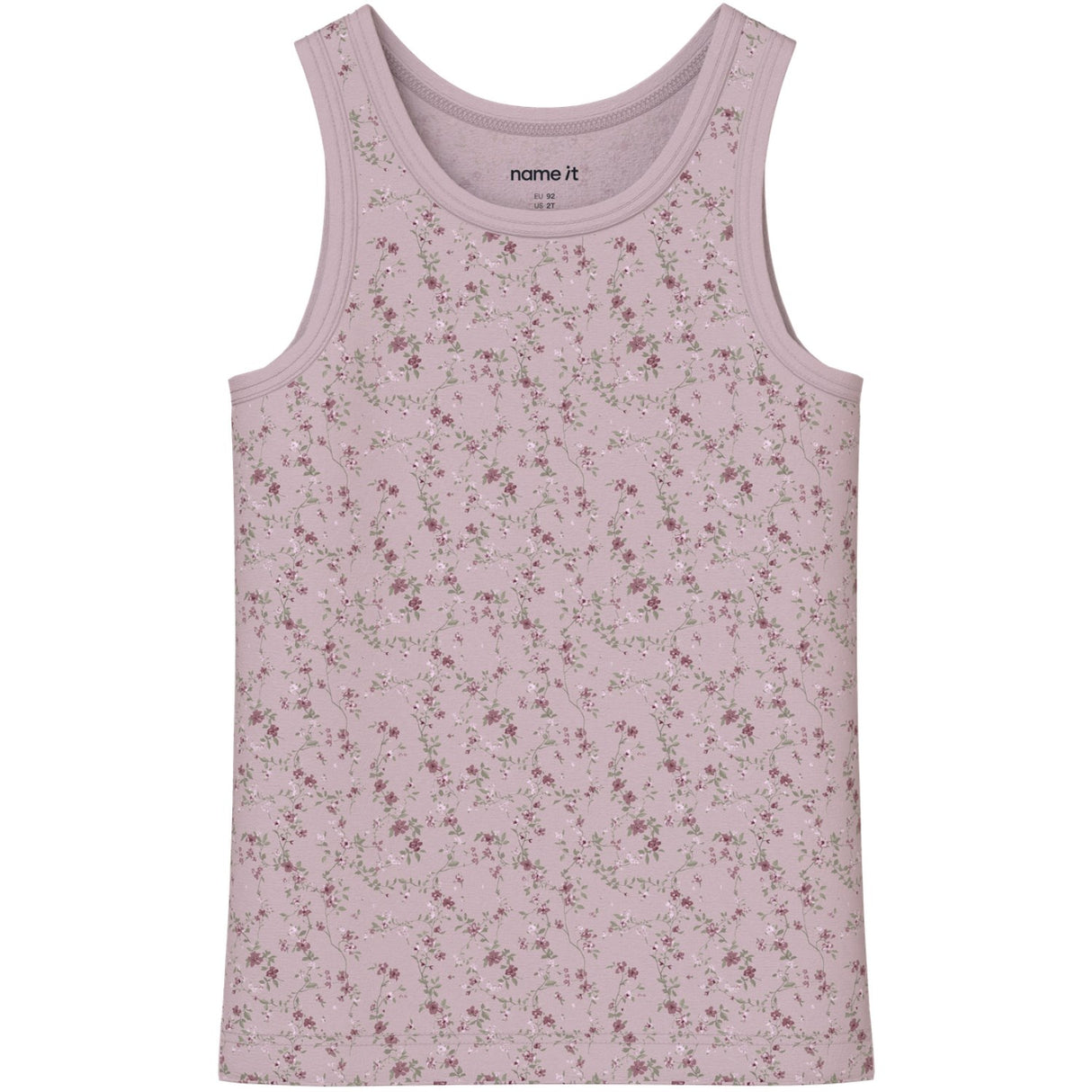Name It Violet Ice Nmftank Top 2P Violetflower Noos