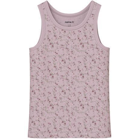 Name It Violet Ice Nmftank Top 2P Violetflower Noos