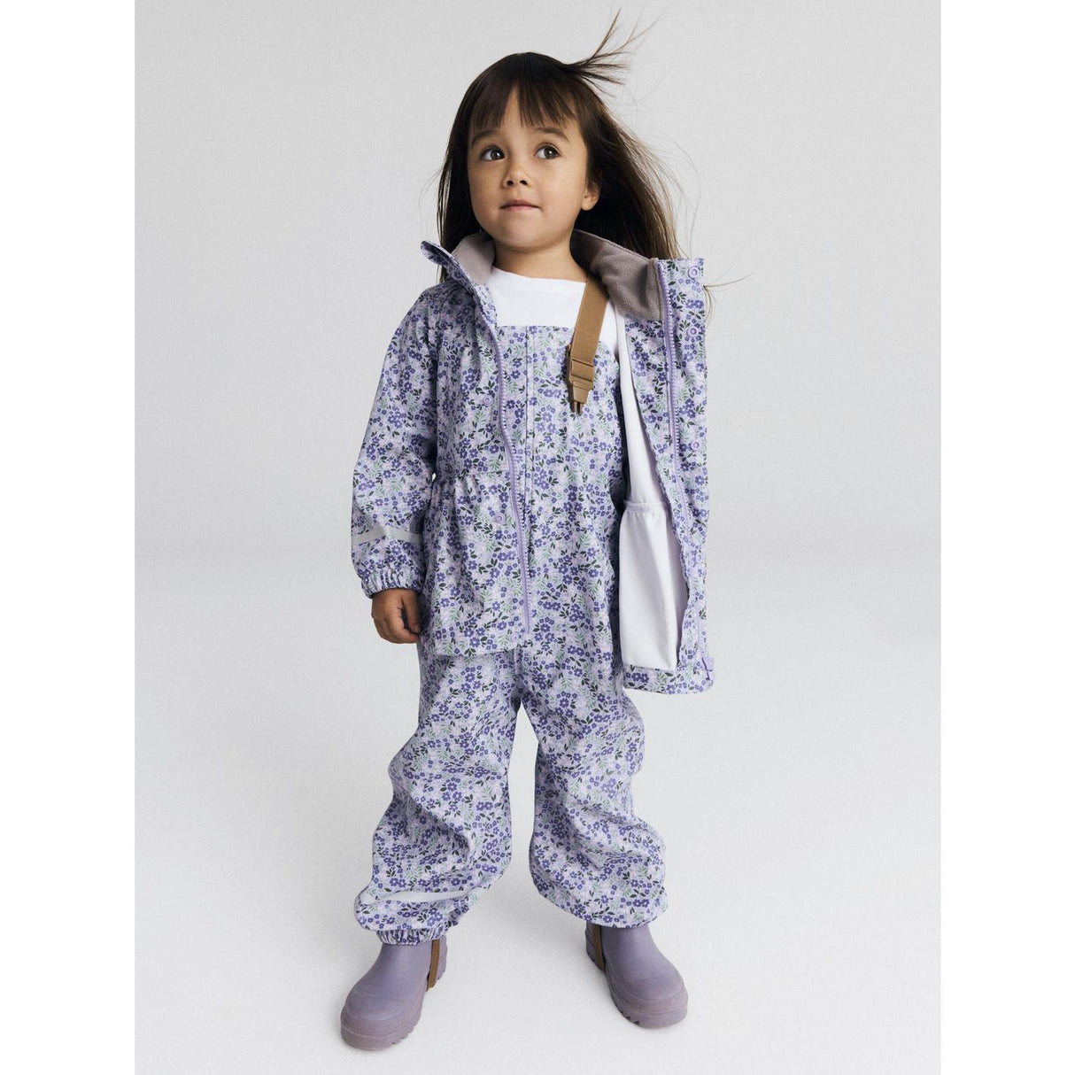 Name It Lavender Nmfdry10 Rain Set Au Aop Fo