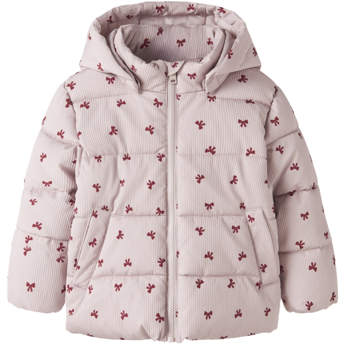 Name It Violet Ice Bows Nmfmonday Puffer Jacket
