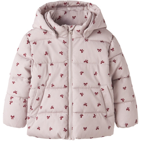 Name It Violet Ice Bows Nmfmonday Puffer Jacket