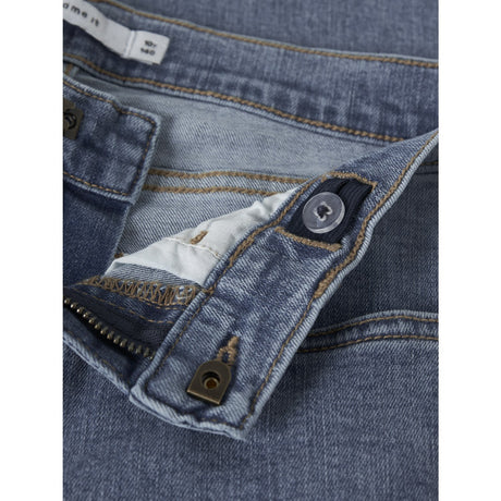 Name It Medium Blue Denim Nkfrose Wide Jeans 8809-Md Tb