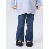 Name It Dark Blue Denim Nmfpolly Bootcut Jeans 8809-Md Tb