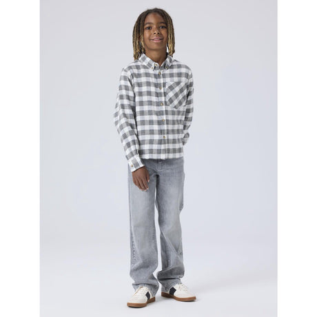 Name It Medium Grey Denim Nkmryan Straight Jeans 8809-Md Tb