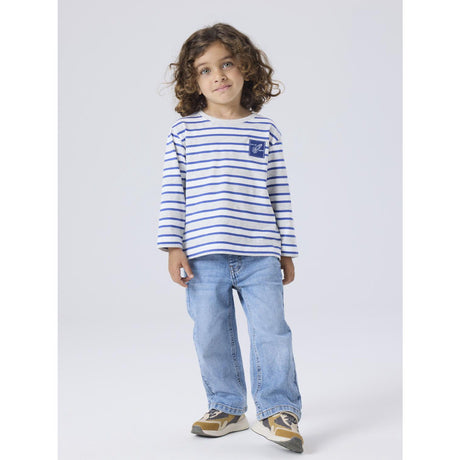 Name It Medium Blue Denim Nmmryan Straight Jeans 8809-Md Tb