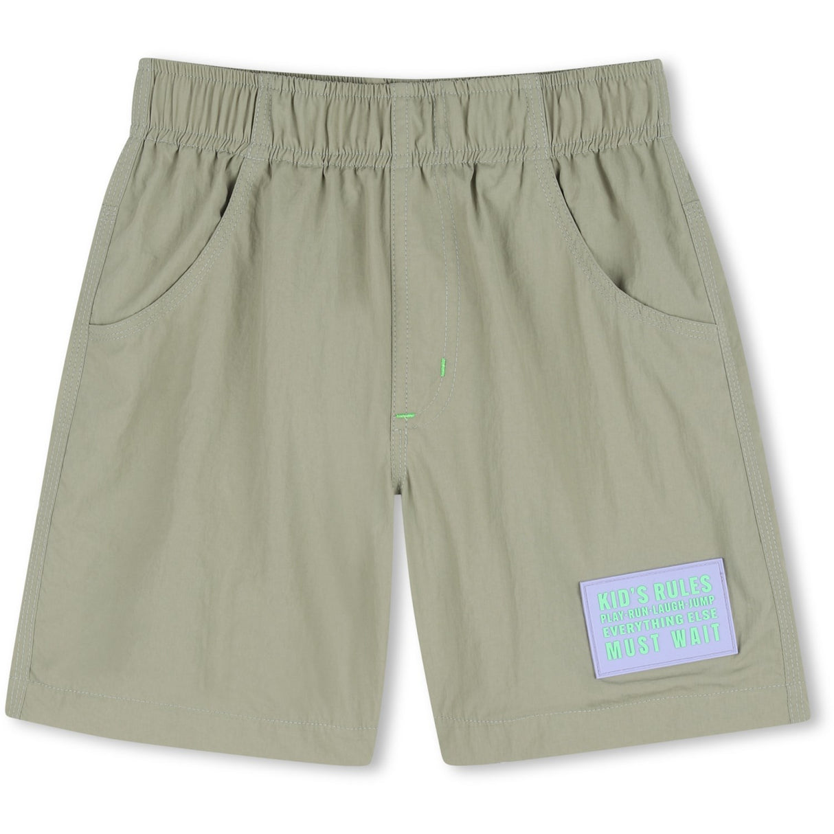 Billieblush Lime Bermuda Shorts