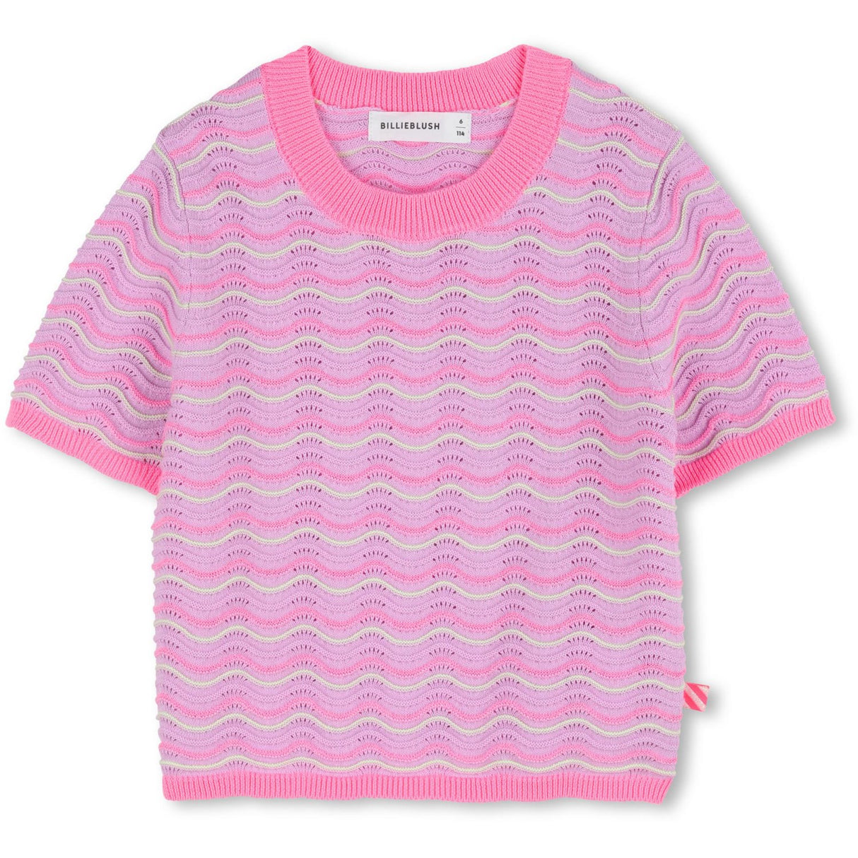 Billieblush Lilac Short Sleeves Sweater, Jumper