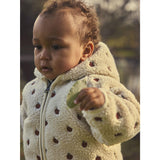 Lil'Atelier Turtledove Apples Nbfnalo Sia Loose Sherpa Jacket Lil