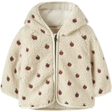 Lil'Atelier Turtledove Apples Nbfnalo Sia Loose Sherpa Jacket Lil