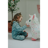 KREA® Hop & Bounce Plush Enhjørning Regnbue