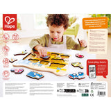 Hape Construction Vehicles Peg Puzzle
